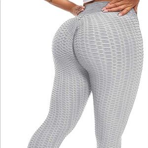 Yoga Pants, TikTok Leggings, Gray